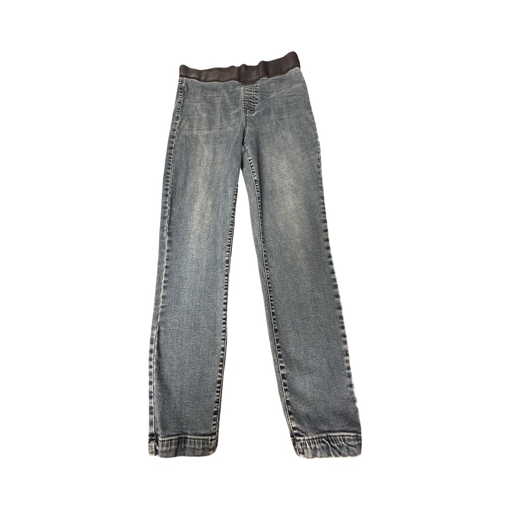 Buffalo David Bitton Jeans Womens M Blue Pull On Elastic Waist Stretch Slim Fit